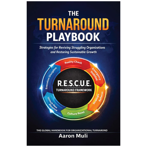 The Turnaround Playbook Book by Aaron Muli | Business Turnaround & Growth Strategy Guide